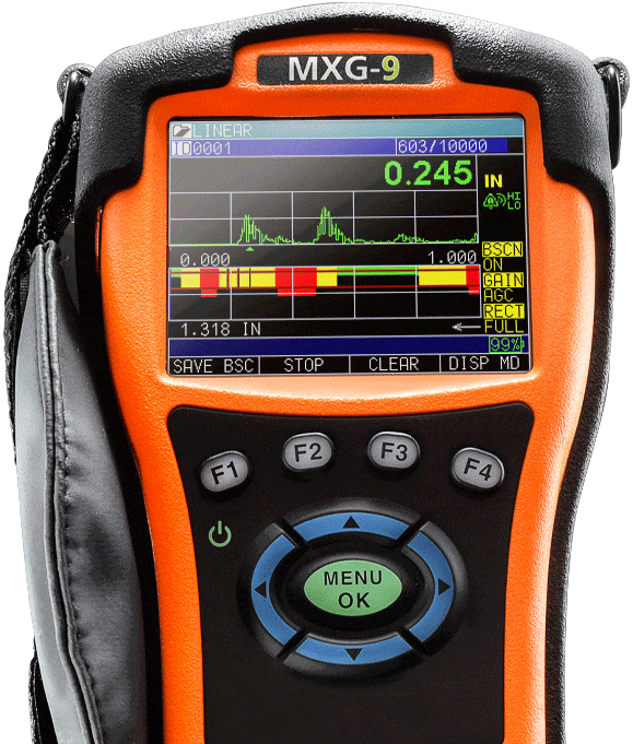 equipos medidor de espesores por ultrasonido MXG-9