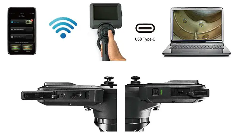 multi conectividad videoscopio X750 mitcorp