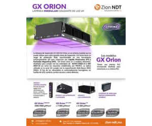 Manual Lampara UV GX Orion