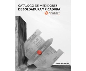 Catálogo Medidores de Soldadura y Picadura