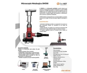 Manual Microscopio Metalúrgico SM500